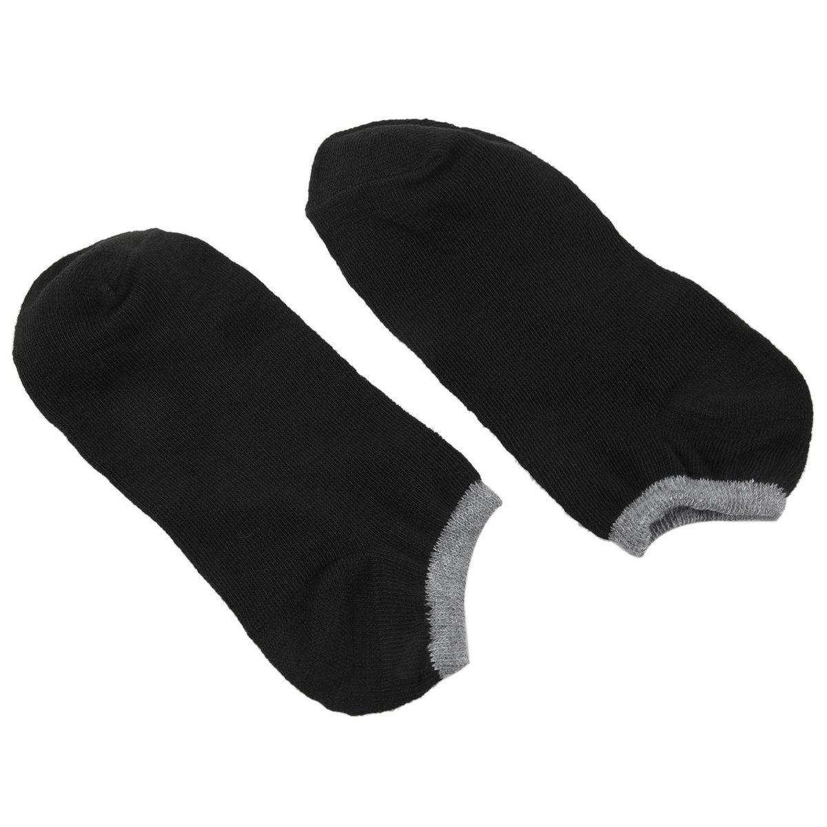 black+ gray edge Mens Ankle Boat Sock Sport Low-Cut