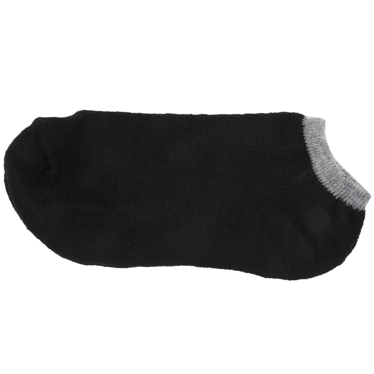 black+ gray edge Mens Ankle Boat Sock Sport Low-Cut
