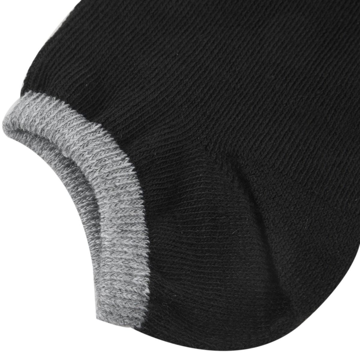 black+ gray edge Mens Ankle Boat Sock Sport Low-Cut