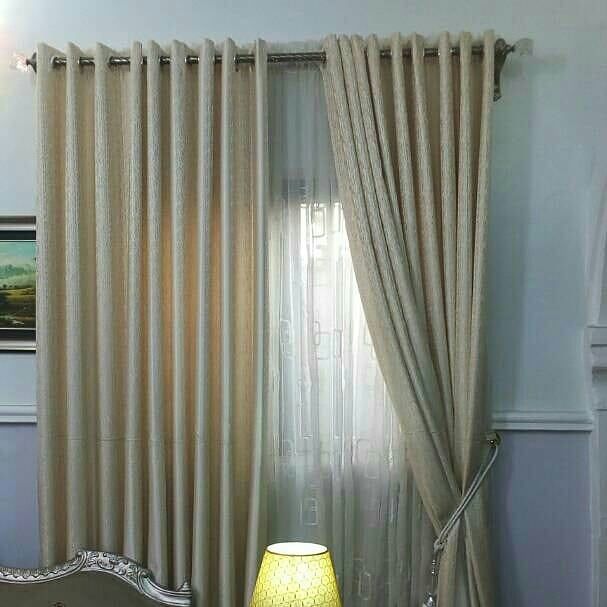 7.5ft. By 7.5ft. High Quality Plain Curtain- Gold