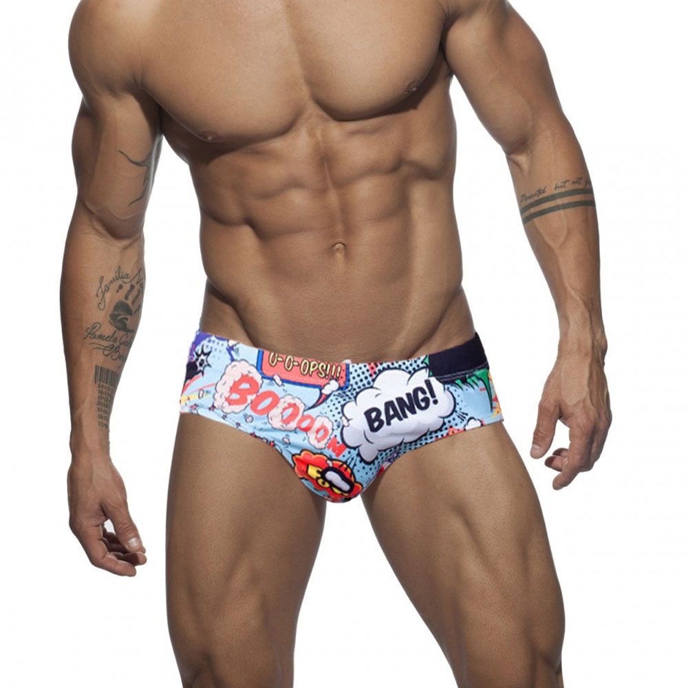 Men Swimwear Sexy Bikini Swim Brief Swimsuits