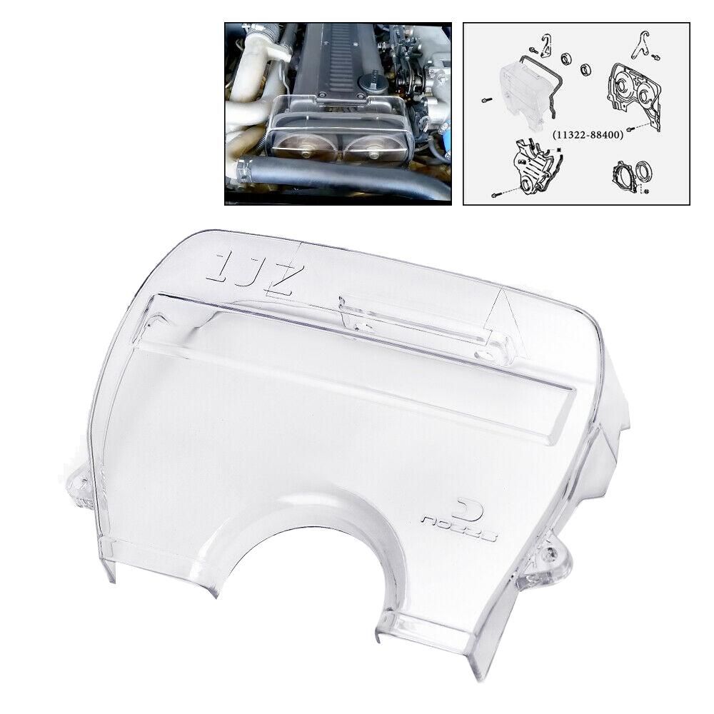 Clear Cam Gear Timing Belt Cover for Toyota Supra 1Jz