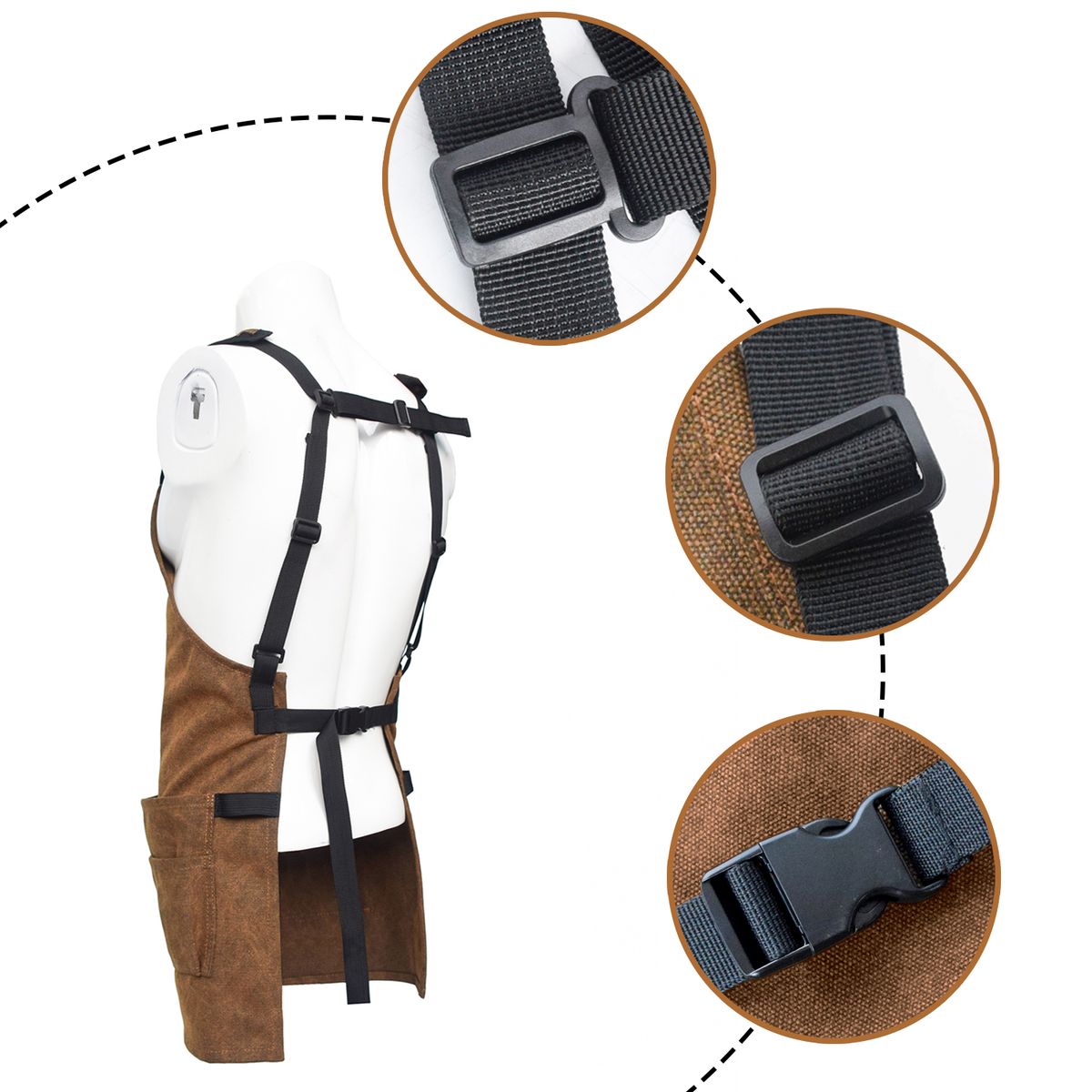 Multiple Pockets Hardware Kit Tool Multi-functional Garden