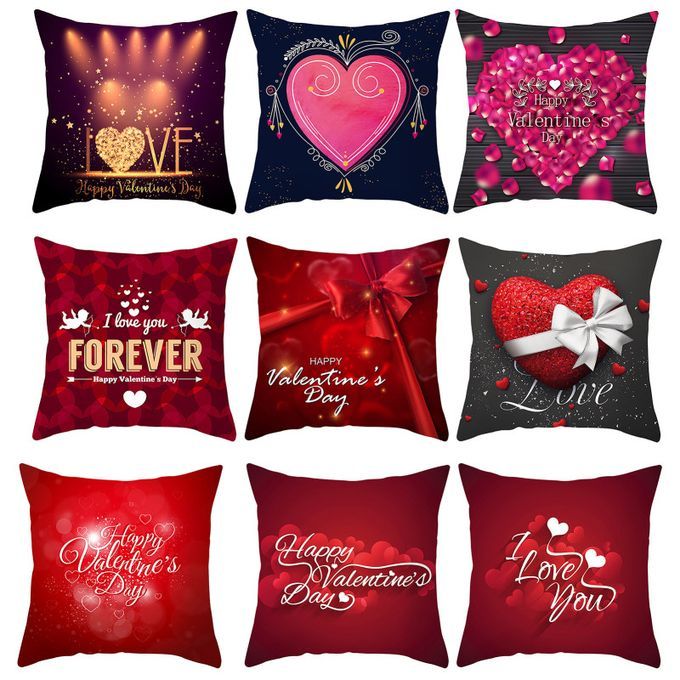Valentine Day Style Pillowcase Home Decor Cushion-