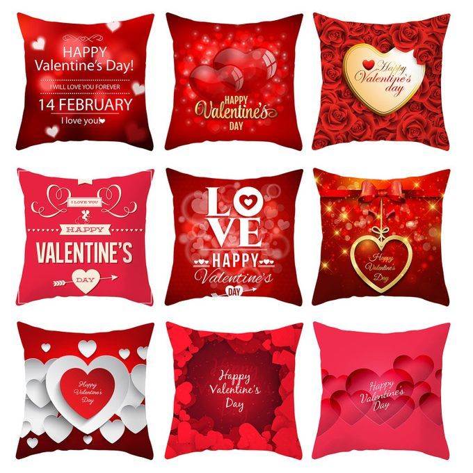 Valentine Day Style Pillowcase Home Decor Cushion-