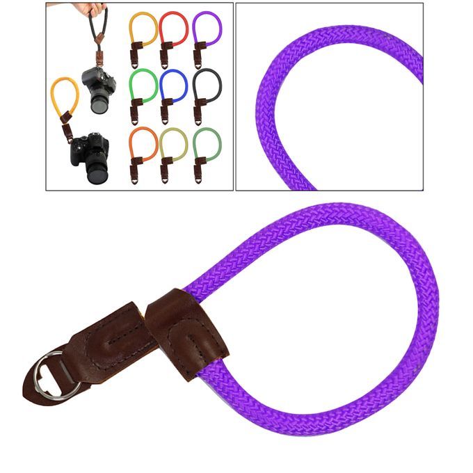 Adjustable Camera Wrist Strap Hand Grip Durable Hand Straps Purple