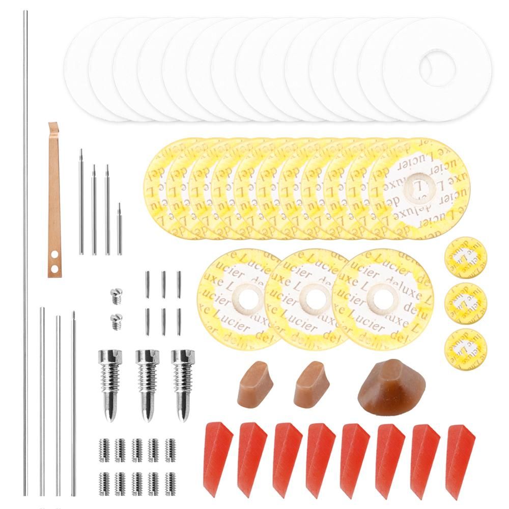 Professional Flute Repair Maintenance Tool Kit Shafts+Screws+Gaskets+Pads+Dowels+Reed Musical Instrument Accessories