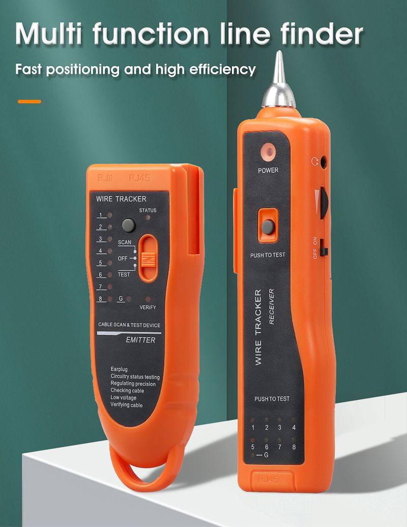 LAN Network Cable Tester Cat5 Cat6 RJ45 UTP STP Line Finder