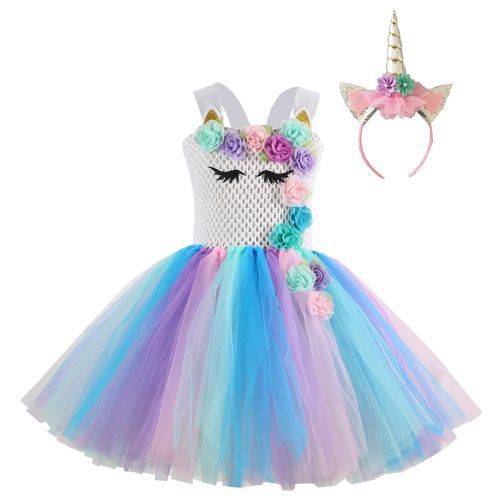 Girls Princess Dress[Christmas*Elk*Send Headwear]-3505