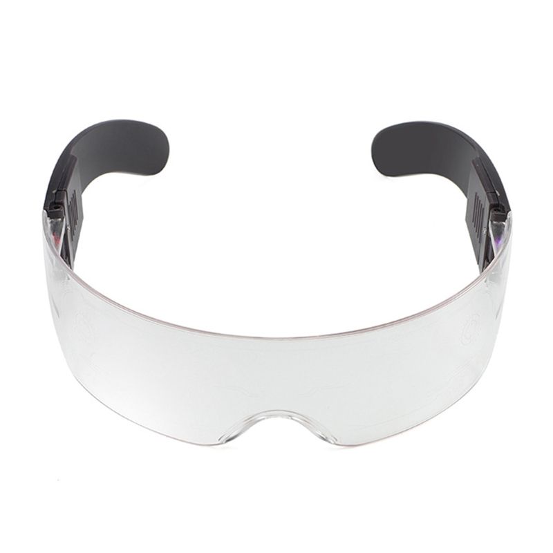 LED Visor Glasses Cyberpunk Light Up Glasses With 7 Colors