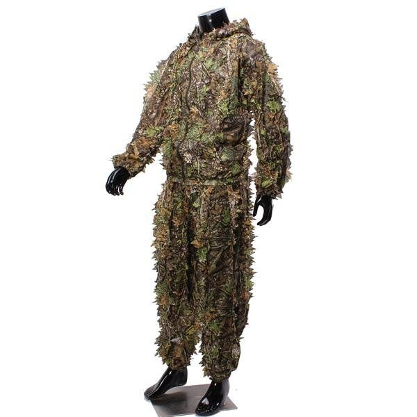 Suit Woodland Leafy Clothing Outdoor Hunting Shooting