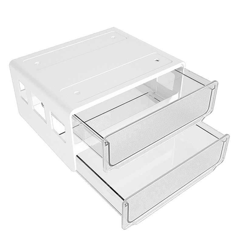 -Adhesive Organizer White