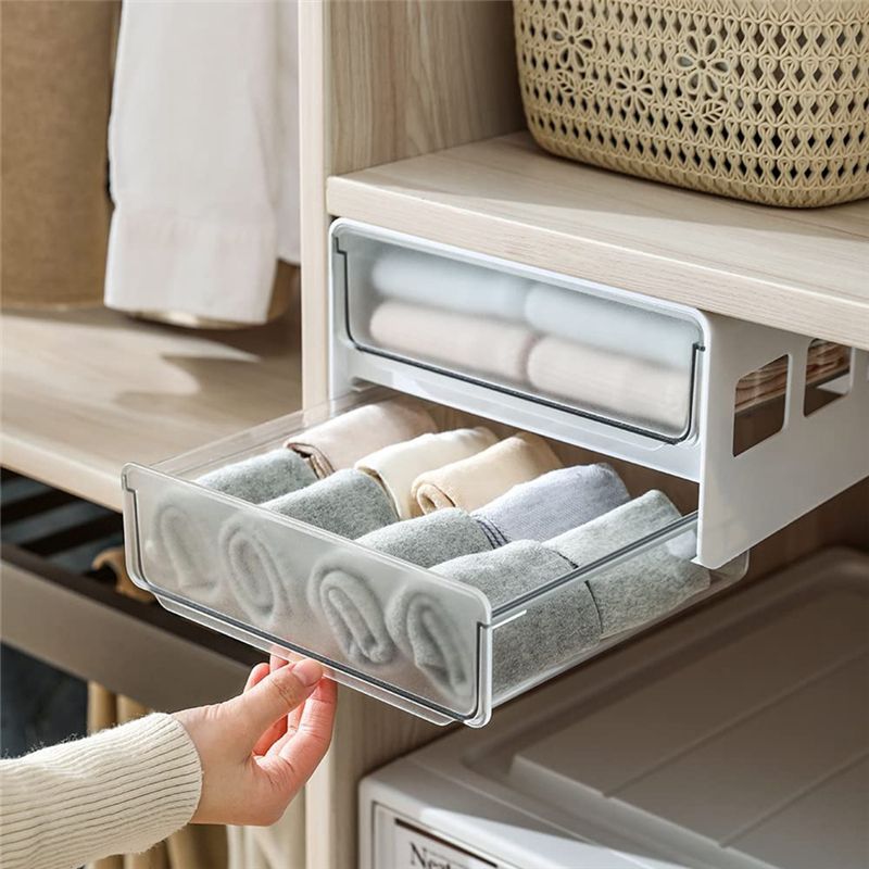 -Adhesive Organizer White