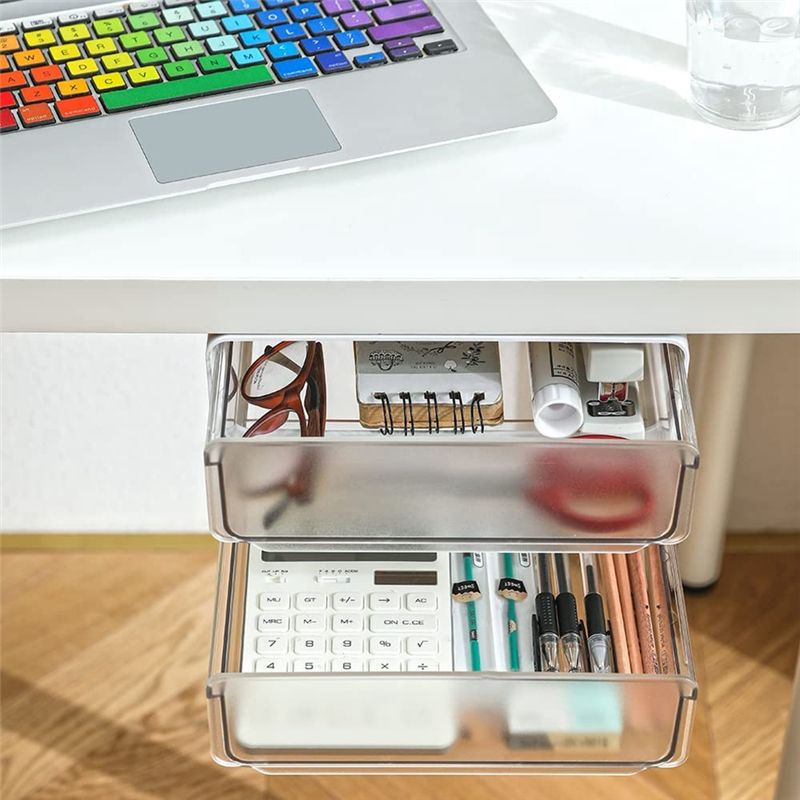 -Adhesive Organizer White