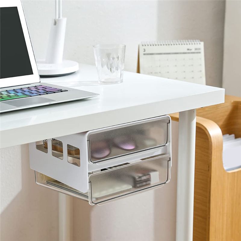 -Adhesive Organizer White