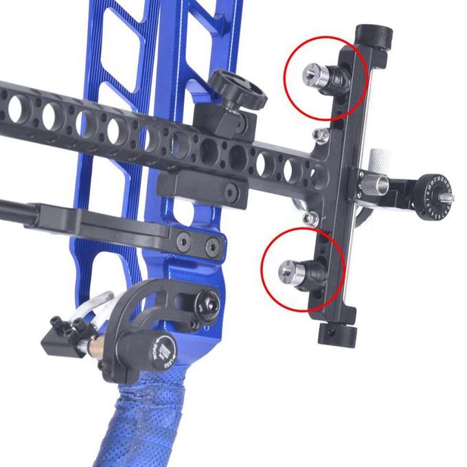 2pcs Recurve Compound Bow Sight Stabilizer Archery Bow Shock Absorber