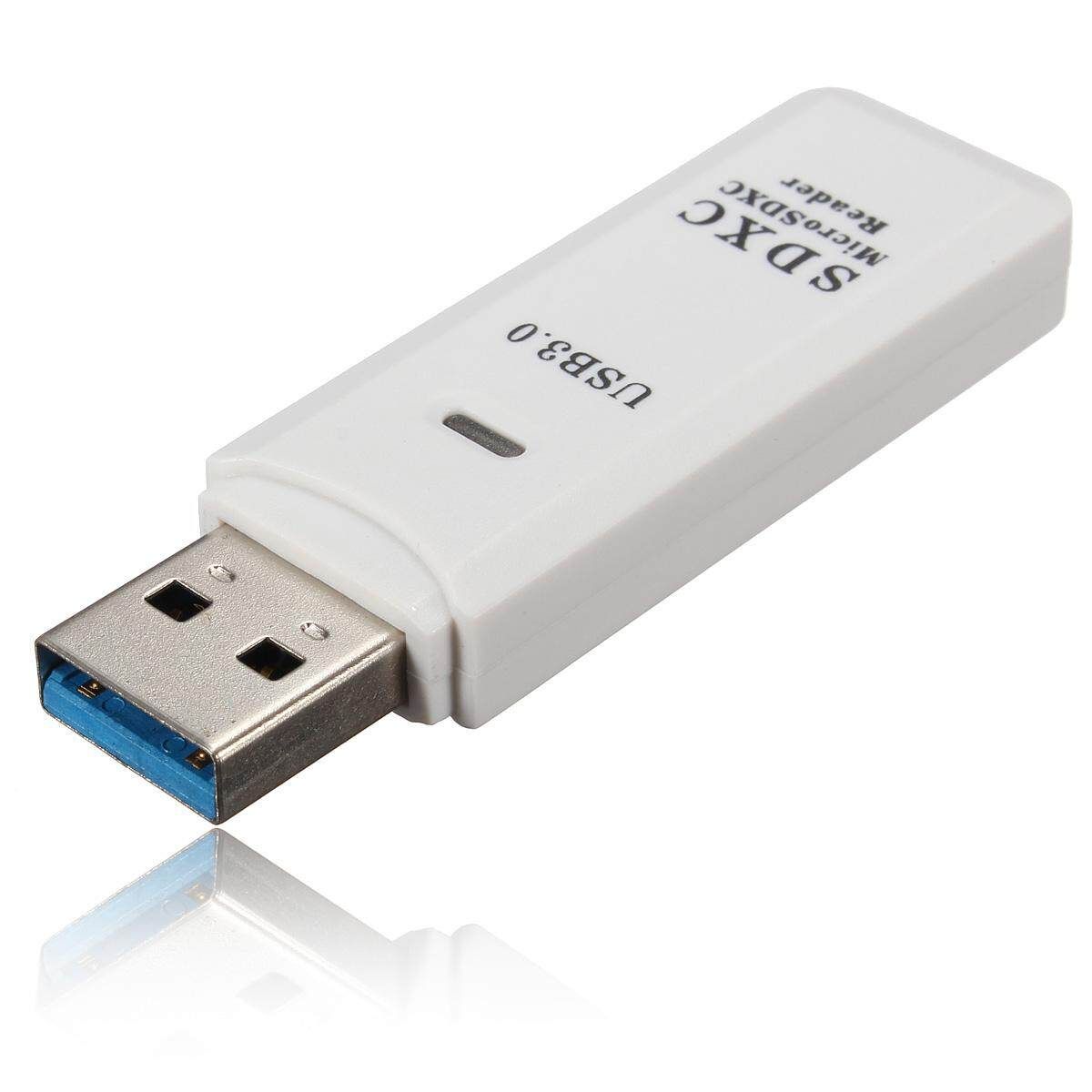 2 In 1 USB 3.0 Micro SD SDXC TF T-Flash Memory Card Reader Adapter Up To 5 Gbps