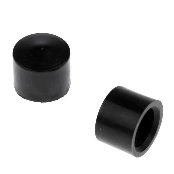 2 Pcs Pro Skateboard Truck Replacement  Cups 18*12 Mm - Black 18×12 Mm