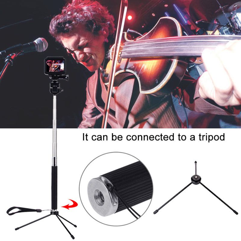 Extendable Handheld Selfie Monopod For GoPro HERO6/5/5-