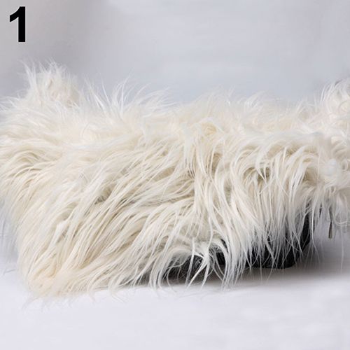 Faux Fur Photography Photo Prop Baby Newborn Blanket-Beige