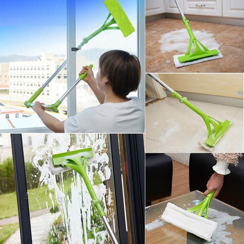 Telescopic Foldable Handle Cleaning Glass Sponge Mop Cleaner Window Extendable 4.12