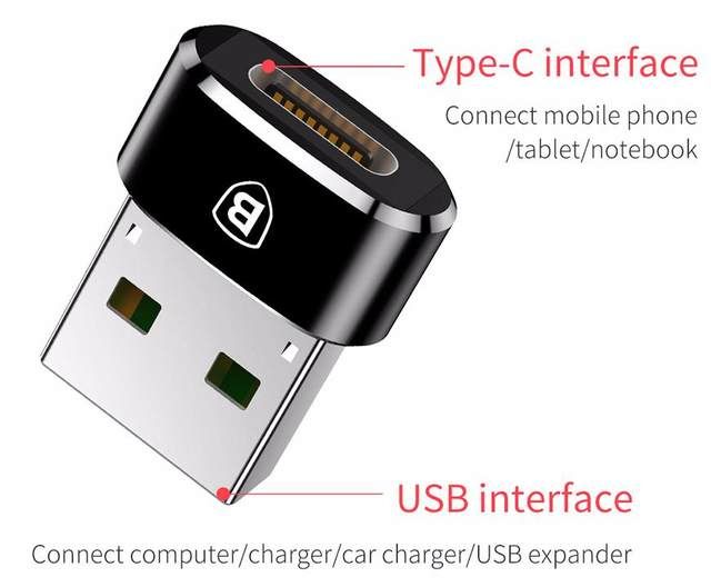 Type C Female To Usb Male Adapter OTG