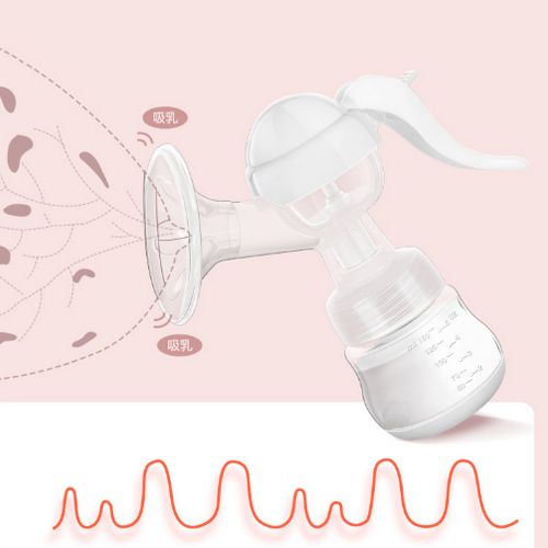 Portable Breastfeeding Baby Manual Massage Breast Pump