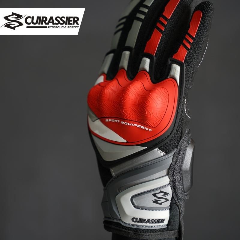 Motorcycle Gloves Summer Men Touch Screen Motorbike Riding Moto Protective Gear Breathable Motorbike Motocross Moto Guantes Glove X100 Green