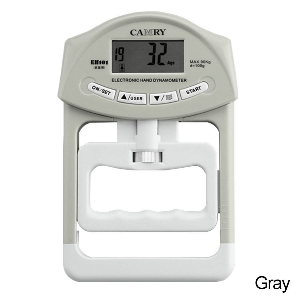 Electronic Digital Hand Dynamometer Grip Strength Measurement Meter Auto Capturing-Gray