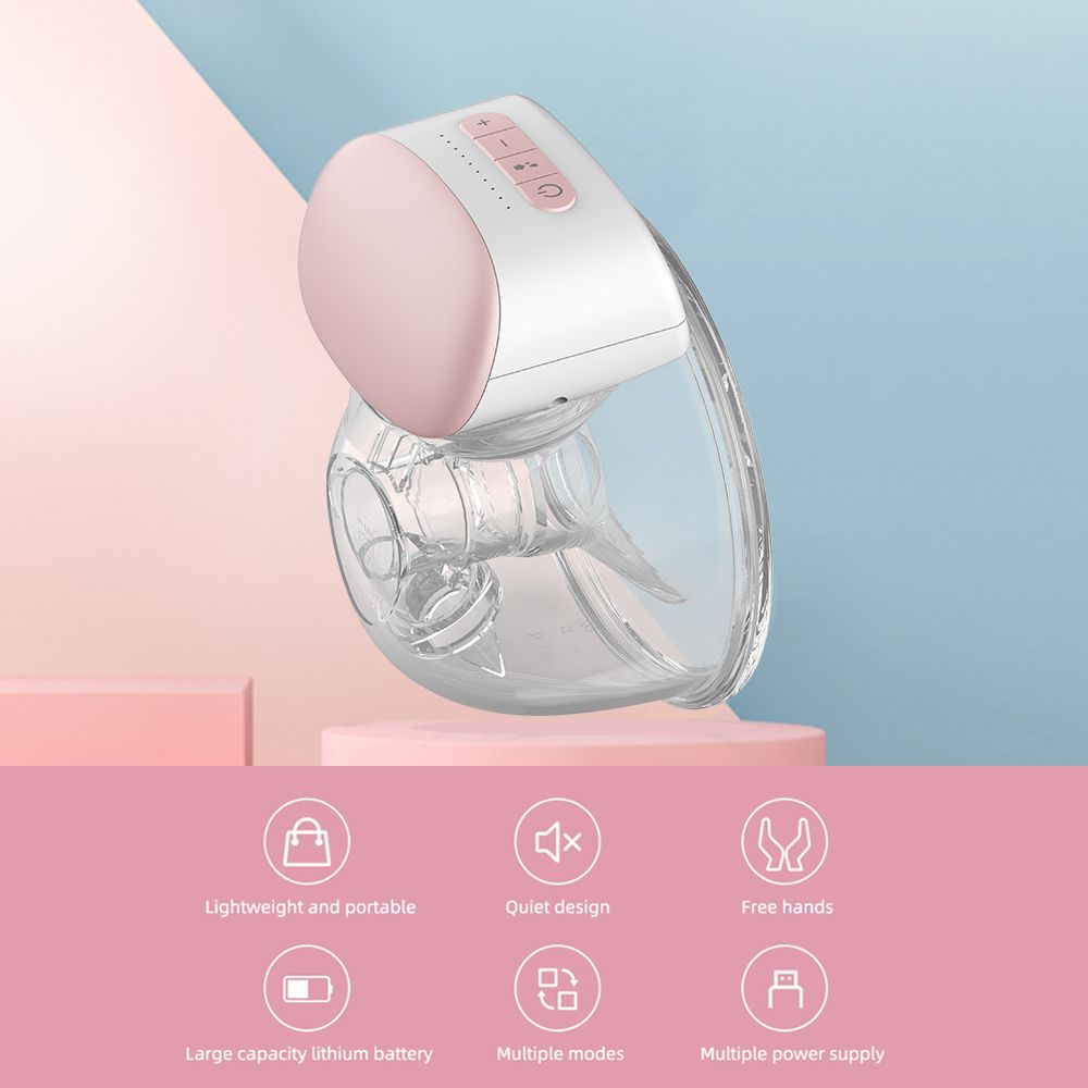 BB-P1 Wearable Electric Breast Pump 240ml,24mm Flange,2 Set