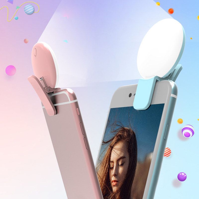 SF02 Portable Rechargeable Mobile Phone Photo Selfie-Black