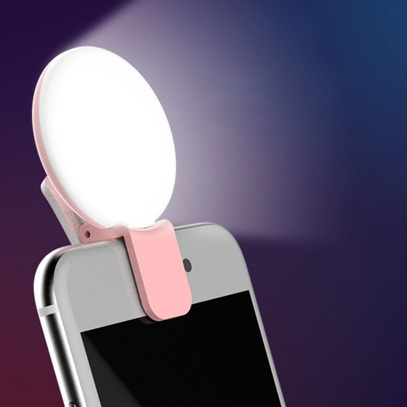 SF02 Portable Rechargeable Mobile Phone Photo Selfie-Black