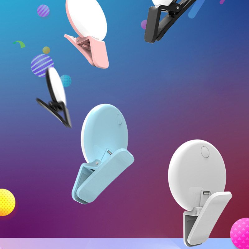 SF02 Portable Rechargeable Mobile Phone Photo Selfie-Black