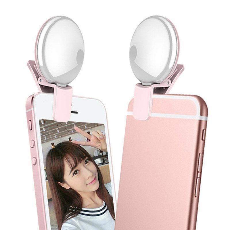 SF02 Portable Rechargeable Mobile Phone Photo Selfie-Black