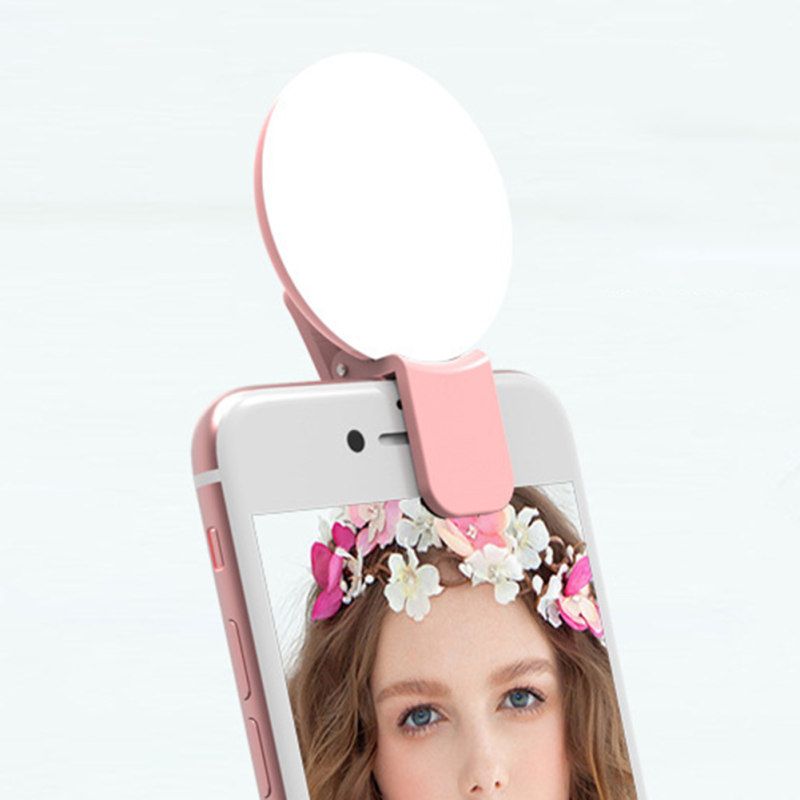 SF02 Portable Rechargeable Mobile Phone Photo Selfie-Black