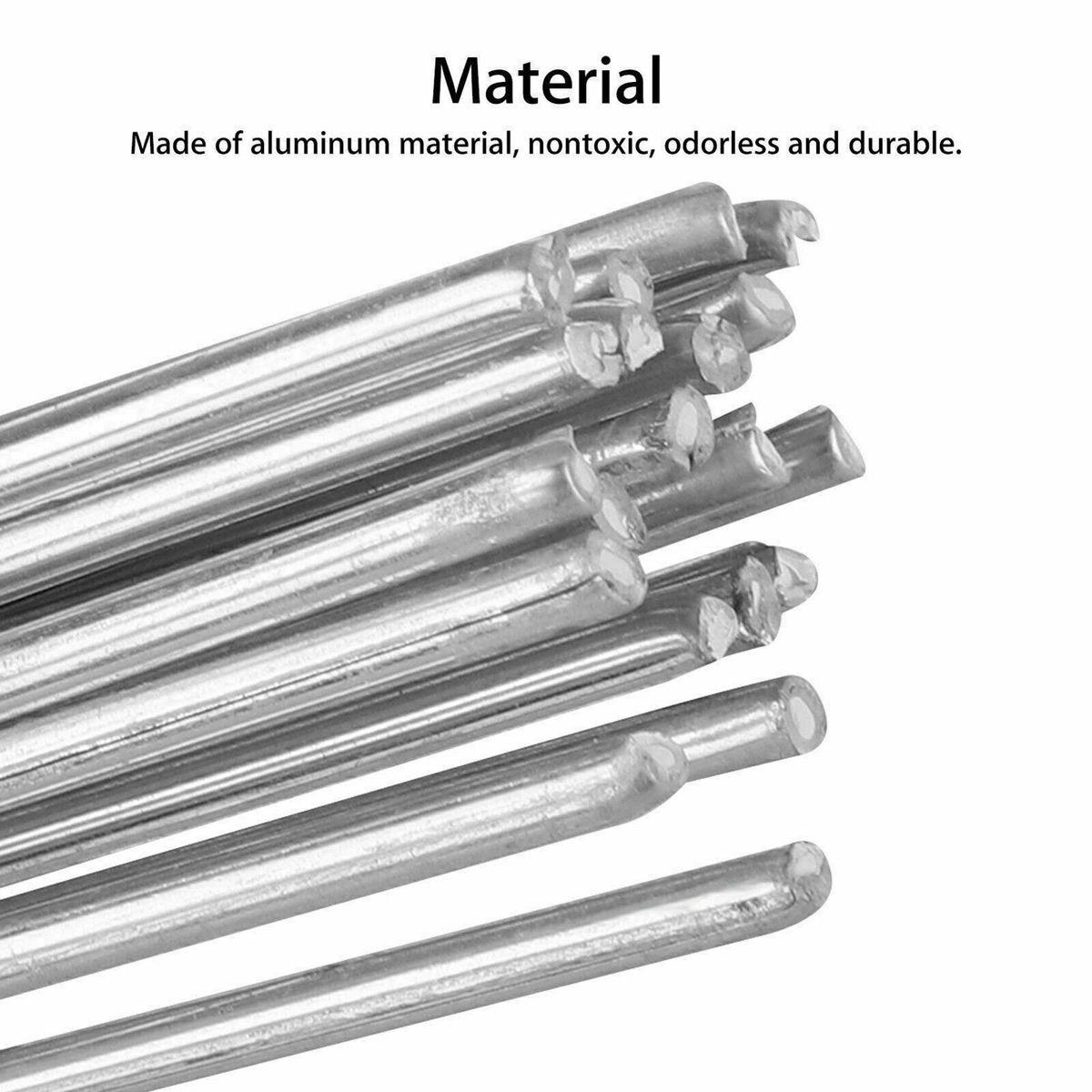 50Pcs Aluminum Welding Rods Solid Core No Flux Required Low Melting Point Corrosion Resistance