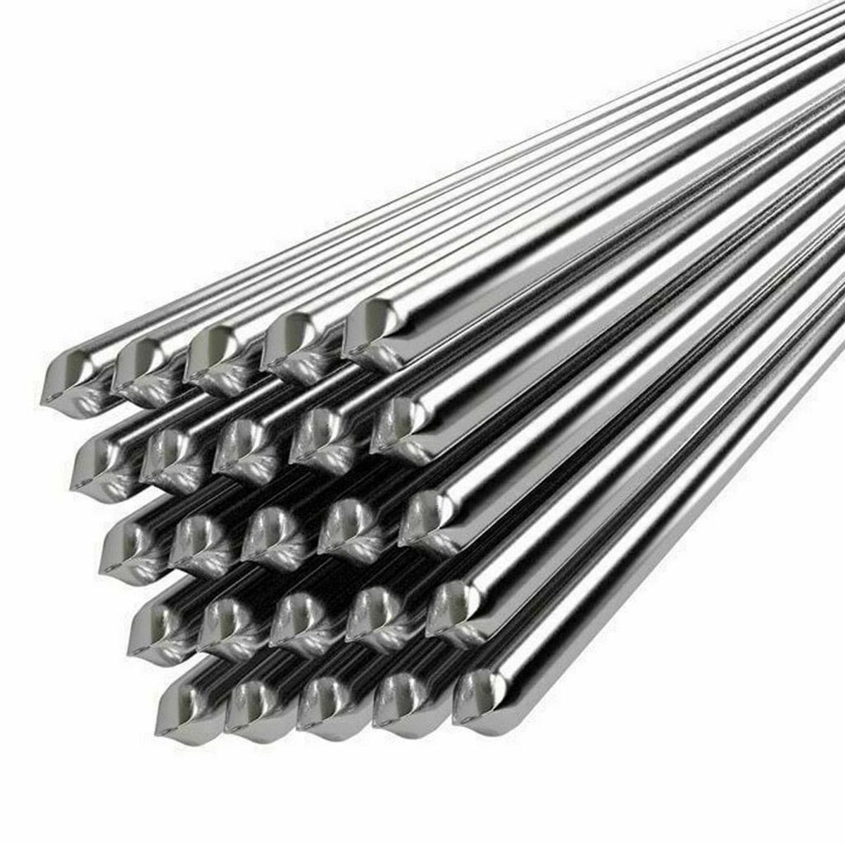 50Pcs Aluminum Welding Rods Solid Core No Flux Required Low Melting Point Corrosion Resistance