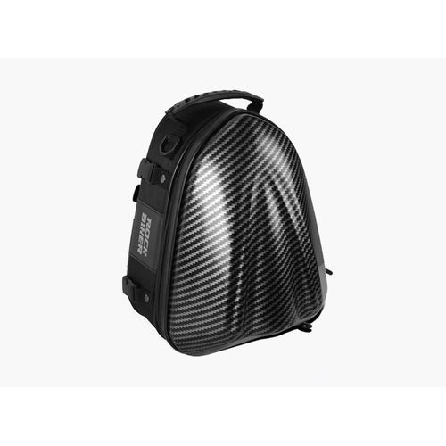 ROCK BIKER Motorcycle Tank Bag Saddle Bag Black/Silver Waterproof Motocross Motorbike Rear Back Seat Bag Motorcycle Travel Back HLS