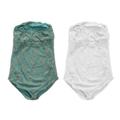 Maternity Lace Rompers For Pregnancy Photography Props Pregnant Women Photo Shoot Lace Jumpsuit Dress Clothes Fotografia(#Beige)