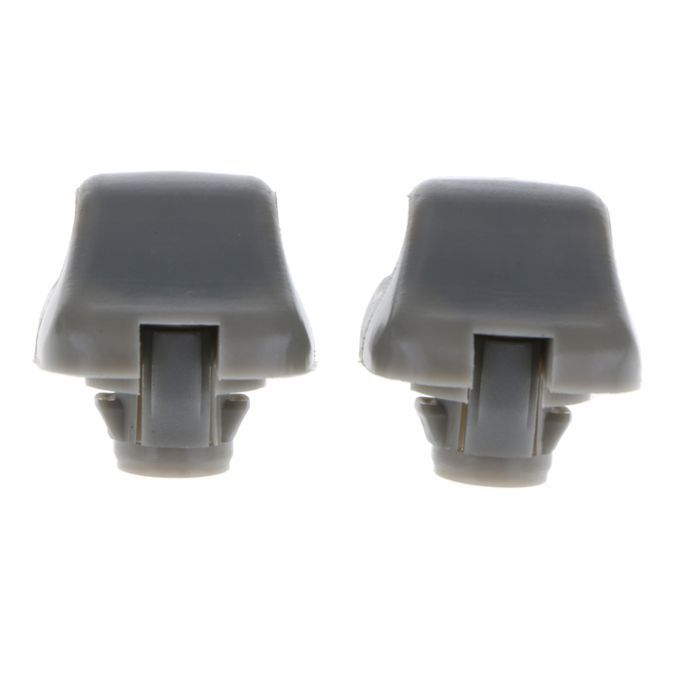 2pcs Inner Sun Visor Hook Clips For Honda Accord Civic CRV 19982011