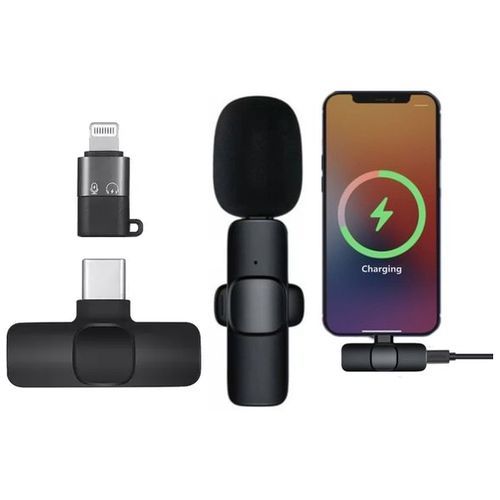 Wireless Lavalier Microphone For IPhone & Type C
