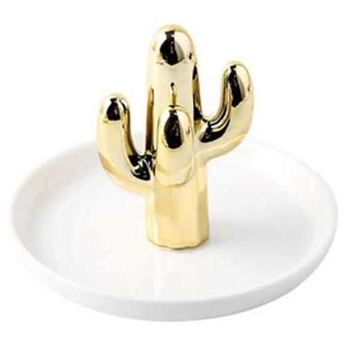 Cactus Ring Holder Dish For Jewelry, Ceramic Ring