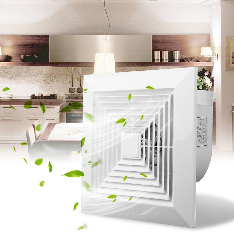 31W 6 Inch Kitchen Bathroom Window Ceiling Wall Mount Ventilation Exhaust Fan