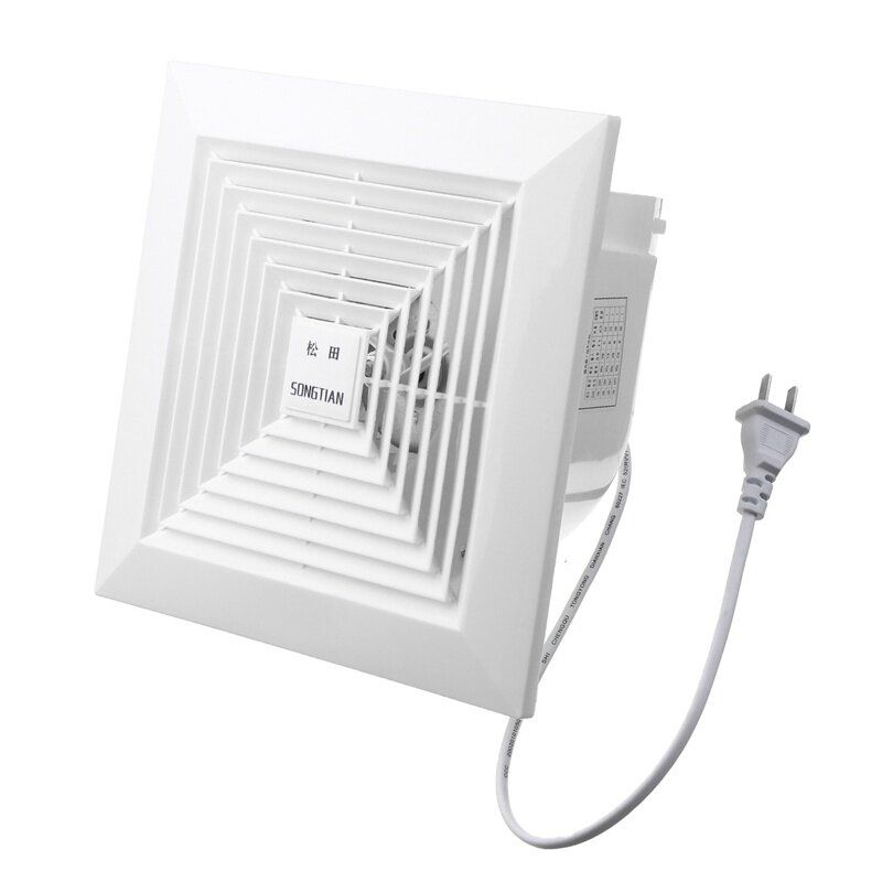 31W 6 Inch Kitchen Bathroom Window Ceiling Wall Mount Ventilation Exhaust Fan