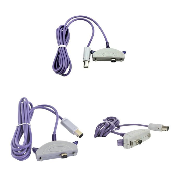 3pcs Link Cable Compatible With Game Boy Advance And For Gamecube