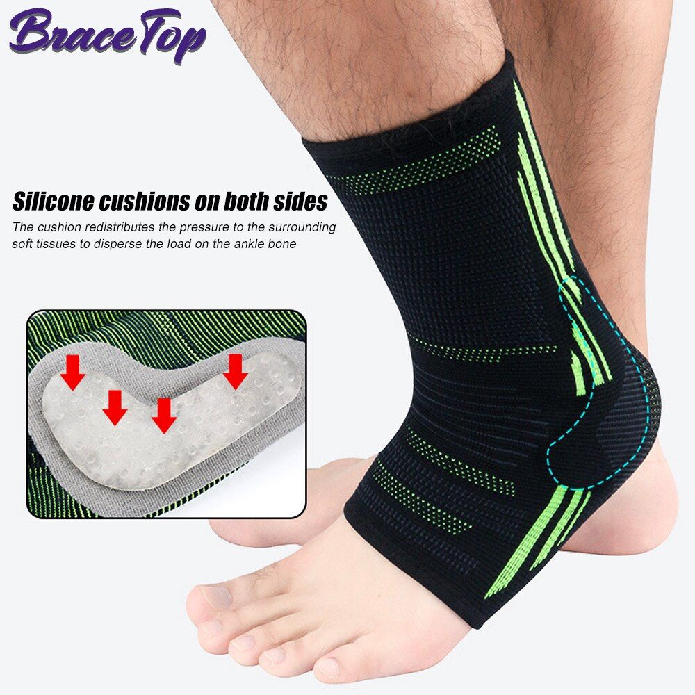 Top Ankle Support  Elasticity Free Adjustment Protection Foot Bandage & S Belt Achilles Tendon Retainer Foot Guard Gray XL