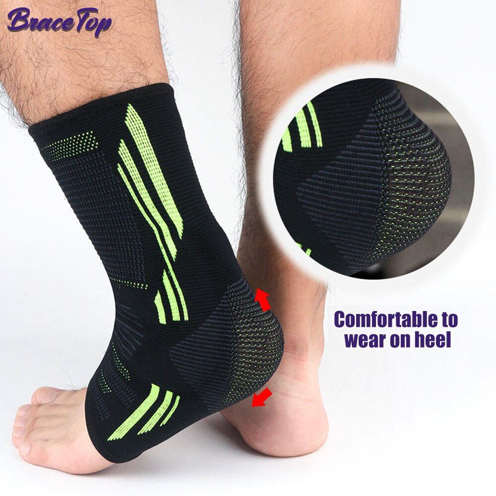Top Ankle Support  Elasticity Free Adjustment Protection Foot Bandage & S Belt Achilles Tendon Retainer Foot Guard Gray XL