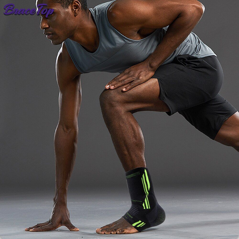 Top Ankle Support  Elasticity Free Adjustment Protection Foot Bandage & S Belt Achilles Tendon Retainer Foot Guard Gray XL