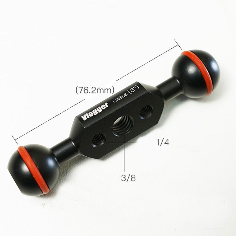 Camera Monitor Dual Ball Head Extension Arm Magic Arm Mount For DSLR Camcorders 360 Degree Rotation Bracket Butterfly Clamp