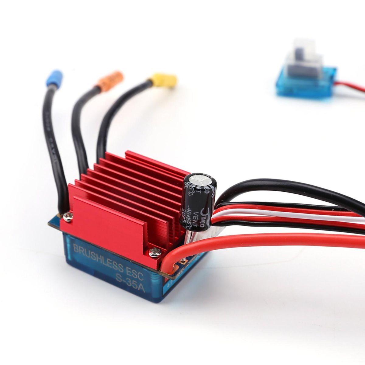 35A Brushless ESC Electric Speed Control Waterproof  for 1/14 1/16 Remote Control Car Off Road Truck